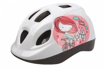 Шлем детский Polisport Princess  white/pink XS (46-53 см) (2020)