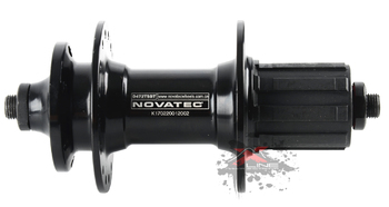 Втулка задняя Novatec D472SBT-SC, пром подшип., под кассету под кассету 8-10 скоростей (2021)