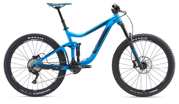 Велосипед двухподвес Giant Reign 2 Blue (2018)