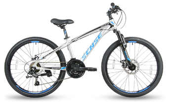 Подростковый велосипед SENSE RAPID DISC 240 Silver/Black/Blue (2018)