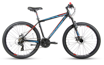 Велосипед MTB SENSE IMPULSE DISC 275 Black/red/blue (2018)