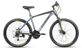 Велосипед MTB SENSE RAPID DISC 260 Dark grey/black/yelloy (2018)