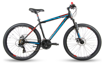 Велосипед MTB SENSE IMPULSE DISC 260 Black/red/blue (2018)