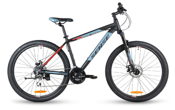 Велосипед MTB SENSE DYNAMIC DISC 275 MD Black/dark gray/red (2018)