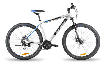 Велосипед MTB SENSE DYNAMIC DISC 290 MD Nickel/black/blue (2018)