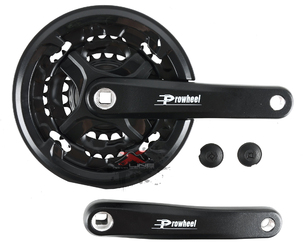 Система шатунов Prowheel TC-CQ18,  42/34/24T совместимость на 7/8 скоростей (2020)
