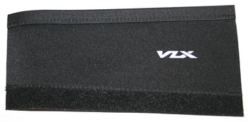 Защита заднего пера велосипеда VLX F2 от цепи, 260х130х110мм., Lycra, VLX лого, черная (2020)