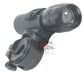 Фара-тактический фонарь VLX 1204B алюминиевый корпус, ZOOM, 150 Lm, 3 режима, без батареек (2020)