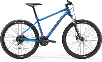 Велосипед MTB Merida Big.Seven 100 GlossyBlue/Red (2019)