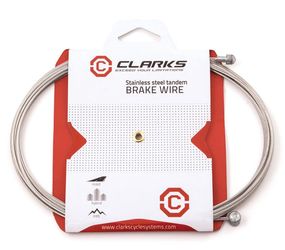 Трос тормозной Clarks W5097SS для MTB/ROAD/ТАНДЕМ нерж. 1.5х3060мм (2023)