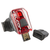 MoonAlcor 1SMD-LED повыш. ярк. /5ф USB-заряд. Li-Pol АКБ 250МАh вращ. магн. крепл. 17г. красный 