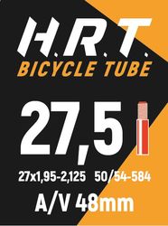 Камера для велосипеда HRT 27.5x1.95-2.125 (50/54-584) авто ниппель 48мм (2021)