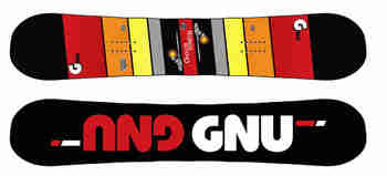 Сноуборд GNU Asym Riders Choice C2X (2019)