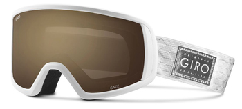 Маска горнолыжная Giro Gaze White Silver Shimmer / AMBER ROSE 40 (2019)