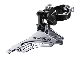Переключатель передний Shimano Tourney FD-TY300 для систем 3х8 скоростей (2018)
