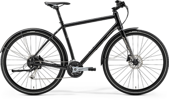 Городской велосипед Merida Crossway Urban 100 GlossyBlack/Silver (2019)