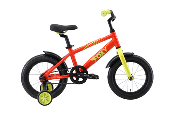 Детский велосипед Stark Foxy 14 оранжевый/зелёный (2019)