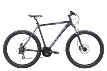 Велосипед МТВ Stark Hunter 27.2+ HD чёрный/серый (2019)