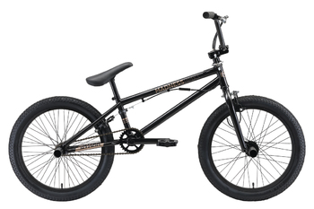 Велосипед BMX Stark Madness BMX 3 чёрный/золотистый (2019)