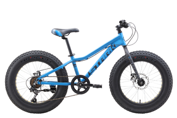 Подростковый велосипед Stark Rocket Fat 20.1 D голубой/чёрный/серый (2019)