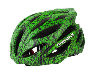 Шлем Green Cycle Alleycat черный/зеленый (2019)