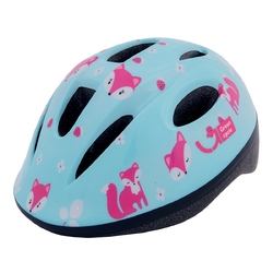 Шлем Green Cycle Foxy мятный/малиновый/розовый лак (2019)