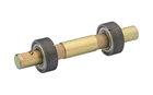 KL-910X, ось 140 мм, 2 промподшип 16х35х14, на резьбе BC 1.37X24T  