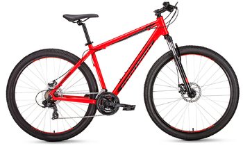 Велосипед МТВ Forward Apache 29 2.0 Disc Красный/Черный (2019)