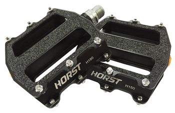 Педали Horst H150 90х105 мм на пром. подшипниках, резьба 9/16, 380 гр. (2021)