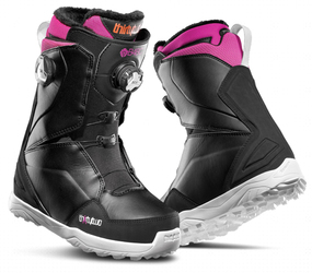 Сноубордические ботинки ThirtyTwo Lashed Double BOA W'S Black/Pink/White (2020)