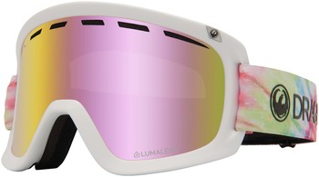 Маска горнолыжная Dragon D1 OTG Tiedye/LL Pink Ion + LL Dark Smoke (2020)