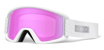 Маска горнолыжная Giro Dylan White Zag / Amber Pink 37 + Yellow 84 (2020)