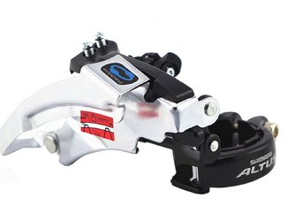 Переключатель передний Shimano Altus FD-M310, для систем с количеством зубов 42/48Т, трансмиссии 3x/7/8 скоростей (2021)