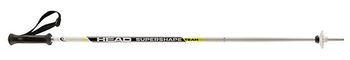 Палки горнолыжные HEAD Supershape Team 14mm black/neon yellow/white (2020)