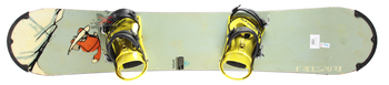 Сноуборд с креплениями БУ Freesport Clacial + Xline Yellow/Black (2015)