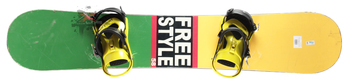 Сноуборд с креплениями БУ XLINE Freestyle + Xline Yellow/Black (2016)