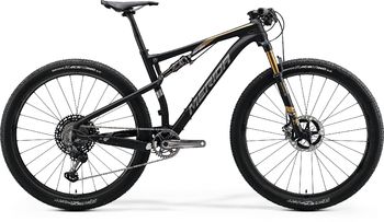 Велосипед двухподвес Merida Ninety-Six 9.9000 MattMetallicBlack/Gold (2020)