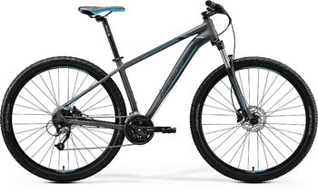 Велосипед MTB Merida Big.Nine 40-D MattDarkSilver/Blue/Black (2020)