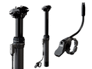 LEV DX 30,9/31,6/34,9мм, воздушный с поликарбонатной ручкой  регулировки на руле, ход 125/150/175 мм., зажим 2 болта