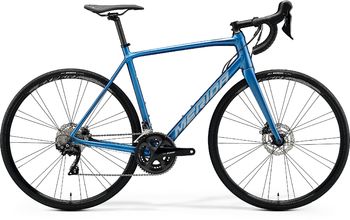 Шоссейный велосипед Merida Scultura Disc 400 SilkLightBlue/Silver-Blue (2020)