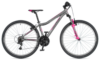Подростковый велосипед Author A-Matrix 26 серебро/розовый (2020)