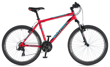 Велосипед MTB Author Outset красный/голубой (2020)