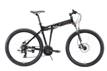Велосипед MTB Stark Cobra 27.2 HD чёрный/белый (2020)