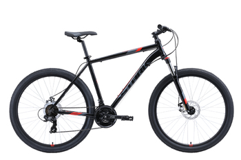 Велосипед MTB Stark Hunter 27.2 D чёрный/серый/красный (2020)