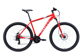 Велосипед MTB Stark Hunter 29.2 HD красный/белый/серый (2020)