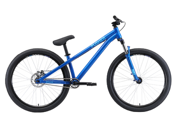 Экстремальный хардтейл Stark Pusher-1 Single Speed голубой/синий (2020)
