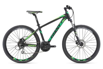 Велосипед MTB Giant Rincon Disc GI черный/зеленый (2019)