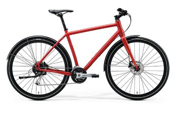Городской велосипед Merida Crossway Urban 100 MattX'MasRed/LightRed (2020)