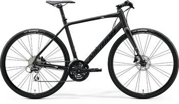Городской велосипед Merida Speeder 100 MattBlack/GlossyBlack/Silver (2020)
