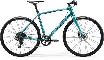 Городской велосипед Merida Speeder Limited GlossyGreen-Blue/Teal (2020)